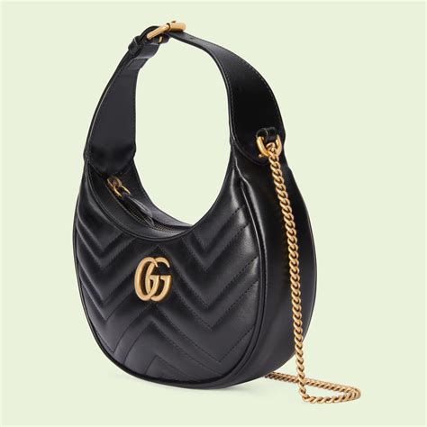 gg marmont half moon shaped mini bag|gucci marmont mini bag price.